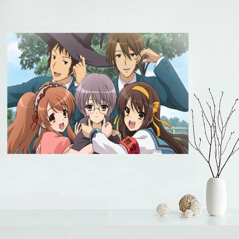 Постер на холсте Харухи зузузумия шелковая ткань настенный постер для гостиной