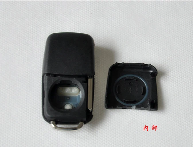 Флип дистанционный ключ 3 кнопки Замена Fob чехол оболочка для 202AD VW Polo Sagitar Golf с новым маленьким логотипом 5 шт./партия
