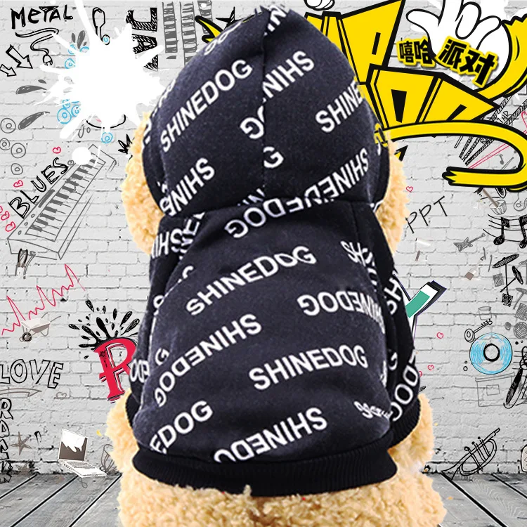 Толстовка с капюшоном для собак и кошек Tide брендовый флисовый свитер на весну