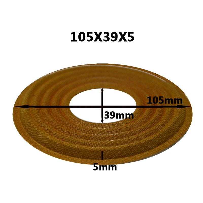 2 шт. 105x25. 5/105x3 0/105x38. 5/105x39 мм эластичный волновой громкоговоритель Сабвуфер