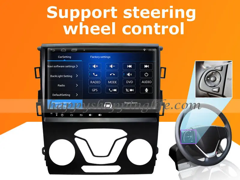 9 &quotAndroid 7 1 автомобильный мультимедийный плеер для Ford Fusion 2016 2013 DVD Авто Радио