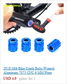 Mtb велотренажер болты гаечный ключ Алюминиевый 7075 CNC 6 мм сливы гаечные ключи инструменты для SHIMANO XT M8000 велосипедный шатун замок болты