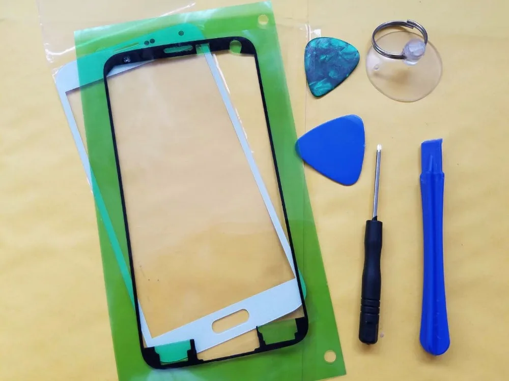Сменный сенсорный ЖК экран внешнее стекло для samsung S5 i9600 G900 Mini G800 + инструменты