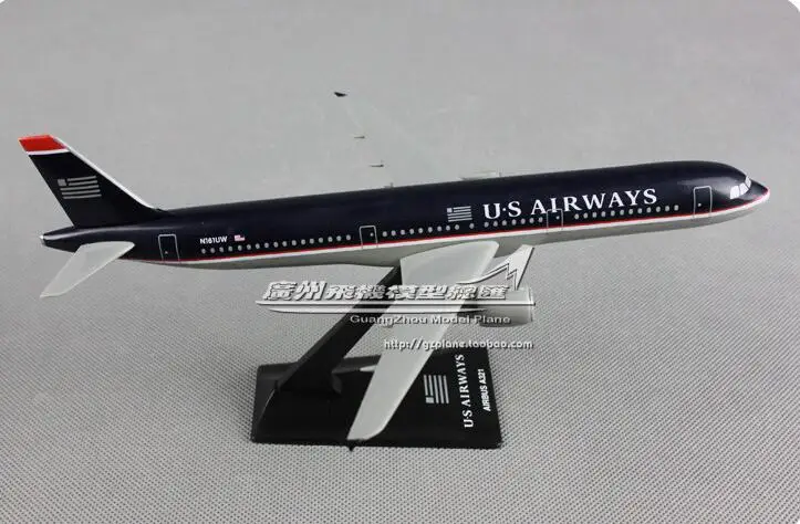 Модель самолета A321 из пластика 22 см подарок ребенку на день рождения | Игрушки и