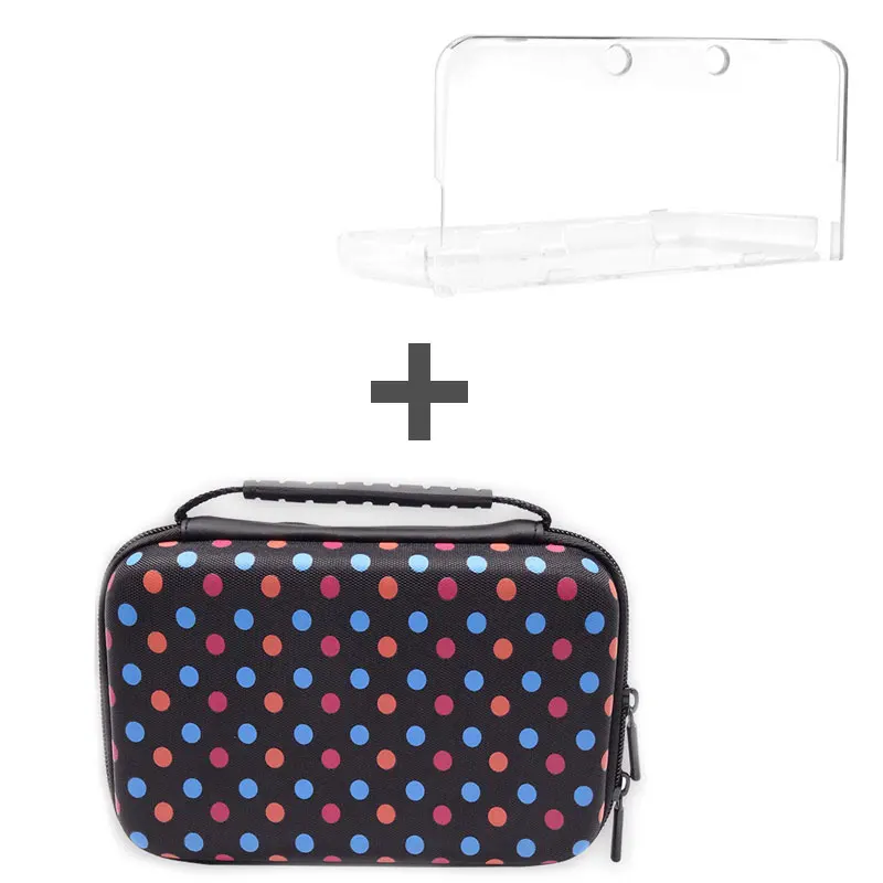 Bag and Case EVA кошелек для хранения, дорожная защитная сумка, 3DS XL LL чехол для NAND 3DS LL XL 3DS New 3DS New 2DS XL кабель для передачи данных - Цвет: Bag and Case