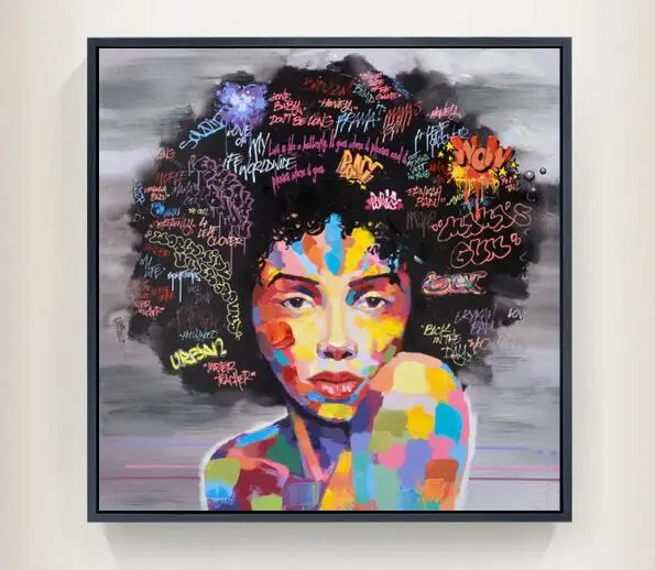 2 шт. Абстрактная Картина на холсте с изображением граффити|oil painting|canvas oil paintingpainting