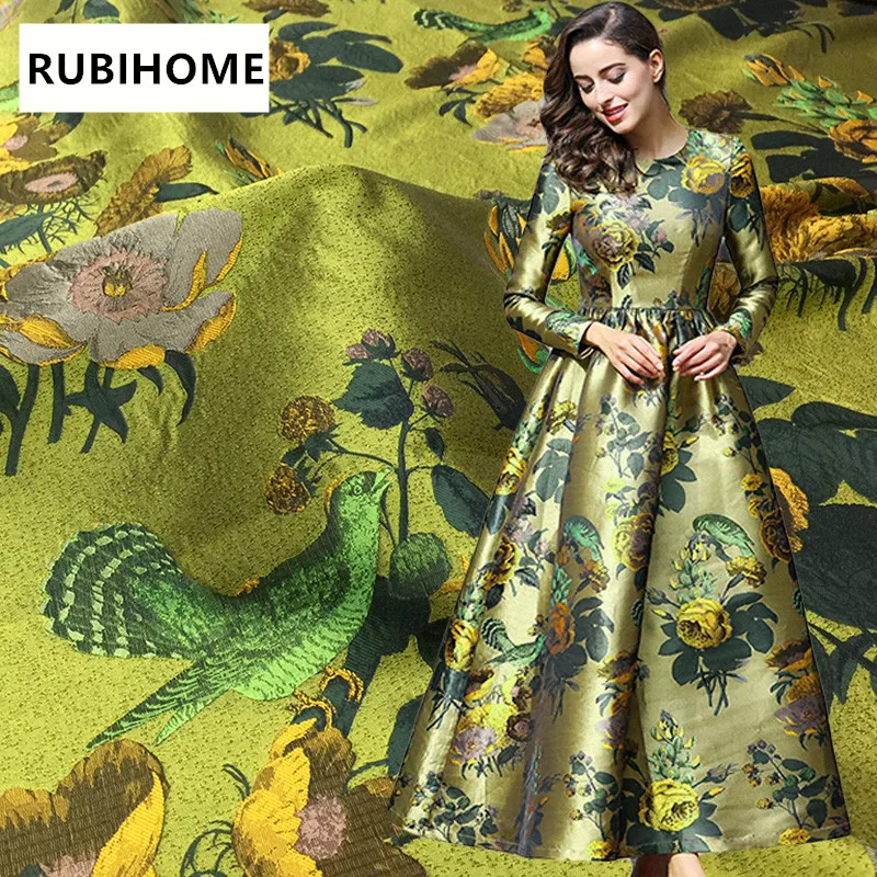 RUBIHOME (100x165 см) Европейская французская жаккардовая ткань из жаккарда с рисунком