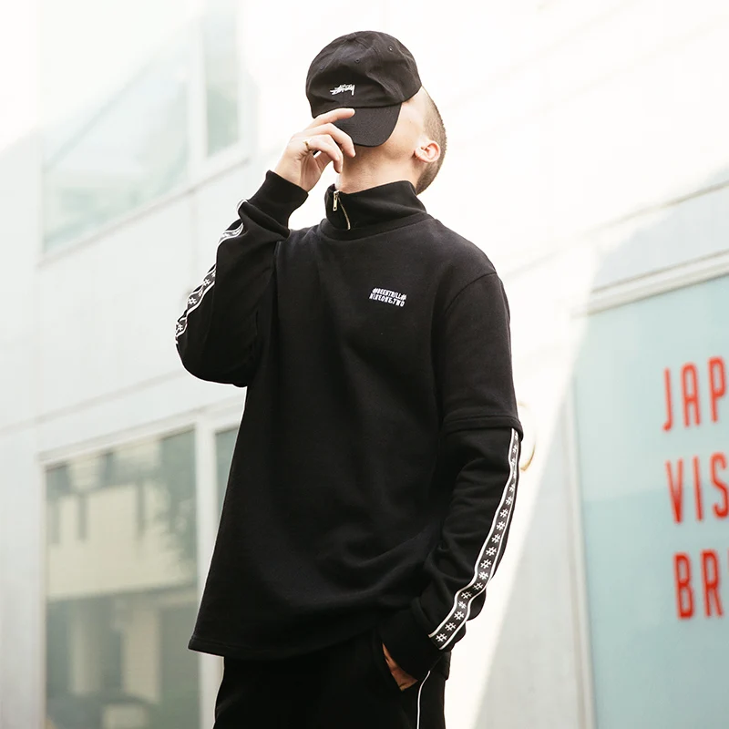 VIISHOW 2017 толстовка с капюшоном мужская брендовая одежда модные черные мужские