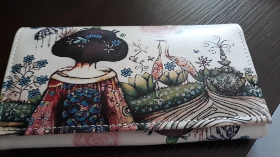 Модные женские кошельки, сумка-кошелек для монет, принт с животными, милый слон, длинный клатч, кошелек для карт, ID, держатель для денег, сумки