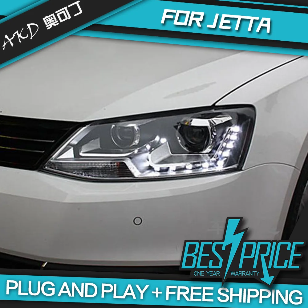 Автомобильный Стайлинг для VW Jetta MK6 фары 2012 2018 светодиодный задний фонарь DRL