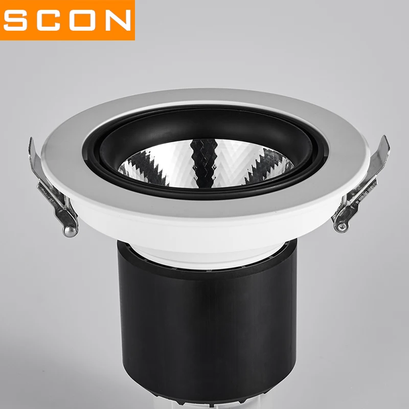 SCON AC110-240V led 25 Вт светильник встроенный COB CREE лампа Интеллектуальный диммер scr 0~ 10 затемнения CRI Ra> 85 Современное Внутреннее освещение