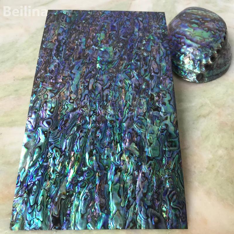Новая Зеландия panua abalone shell ламинат лист с черной спинкой для деревянной инкрустации и домашнего ремесла украшения материал толщина 0,2 мм