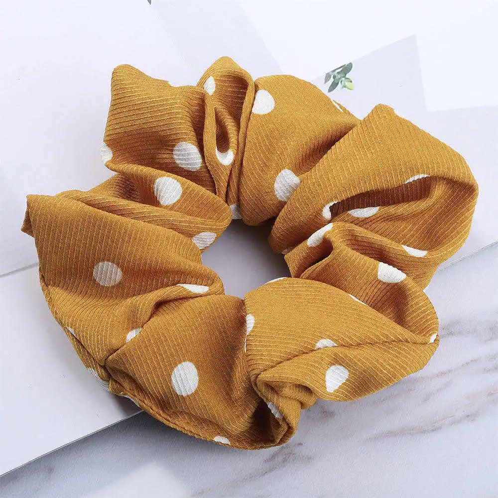 A Ginger yellow AWAYTR, прочная резинка для волос для девушек, эластичные резинки для волос, модные резинки для волос, Женский конский хвост, держатель для волос, веревка для женщин, аксессуары для волос - Цвет: A Ginger yellow