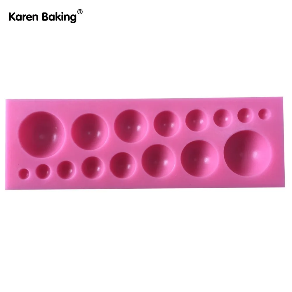 Круглые 3D силиконовые формы для торта инструменты свадебного разные размеры