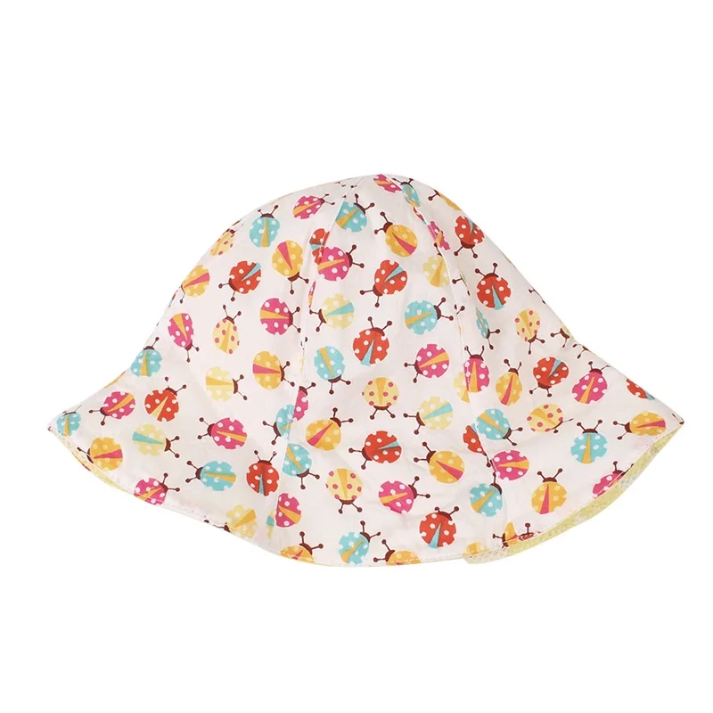 Lace Flower Girls Panama Hat Cotton Prince Baby Cap Summer 2 Sides For Cute Clothings | Детская одежда и обувь