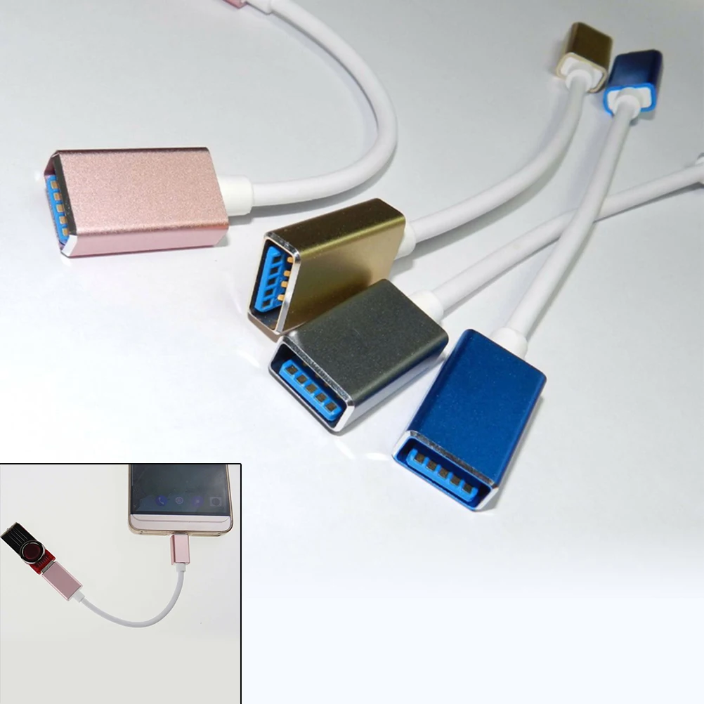 1 шт. прочный Micro USB 3 папа к 0 Женский OTG кабель для передачи данных Разъем 17