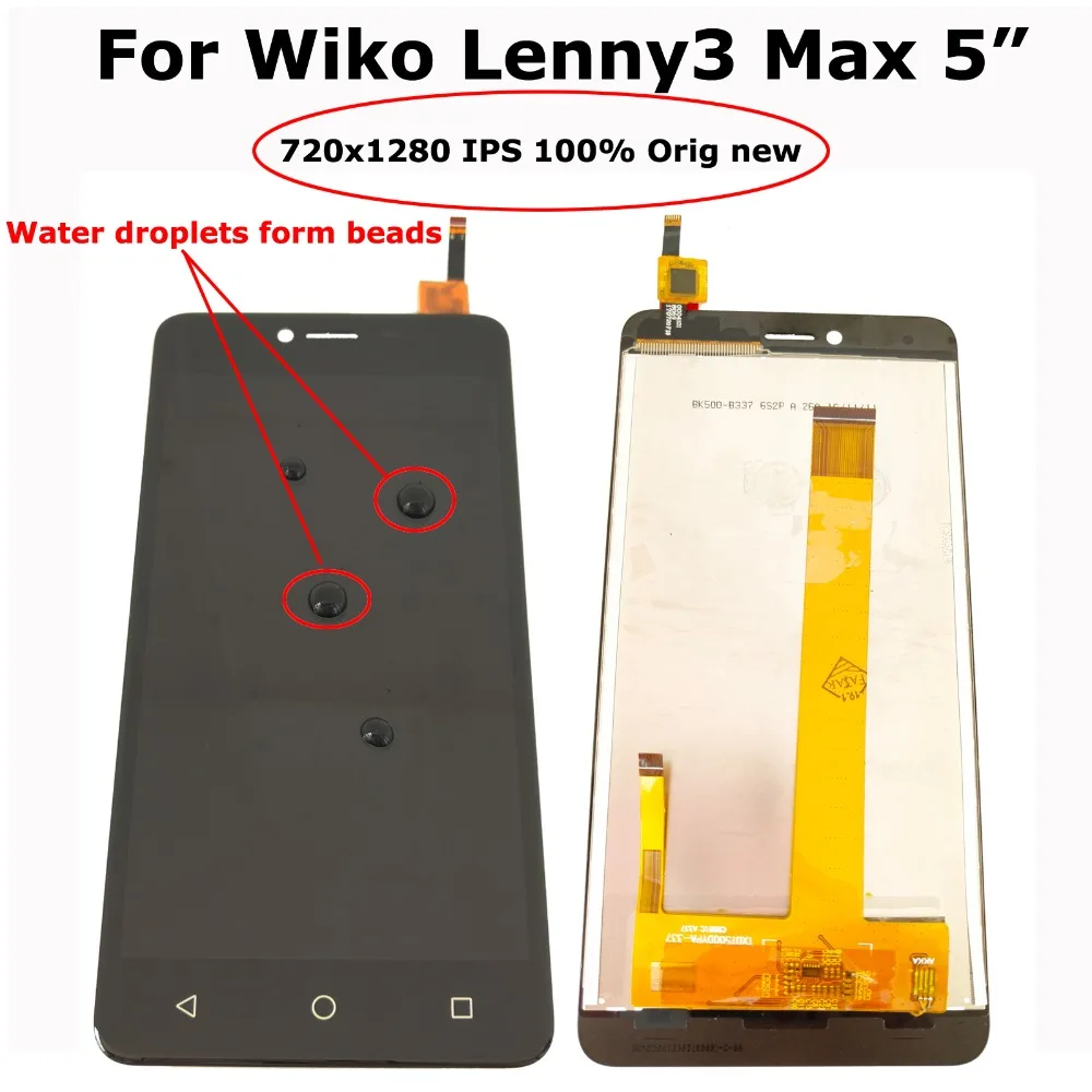 Shyueda IPS Orig Новинка 5 дюймов для Wiko Lenny3 Max / Lenny 3 ЖК-дисплей детская Замена +