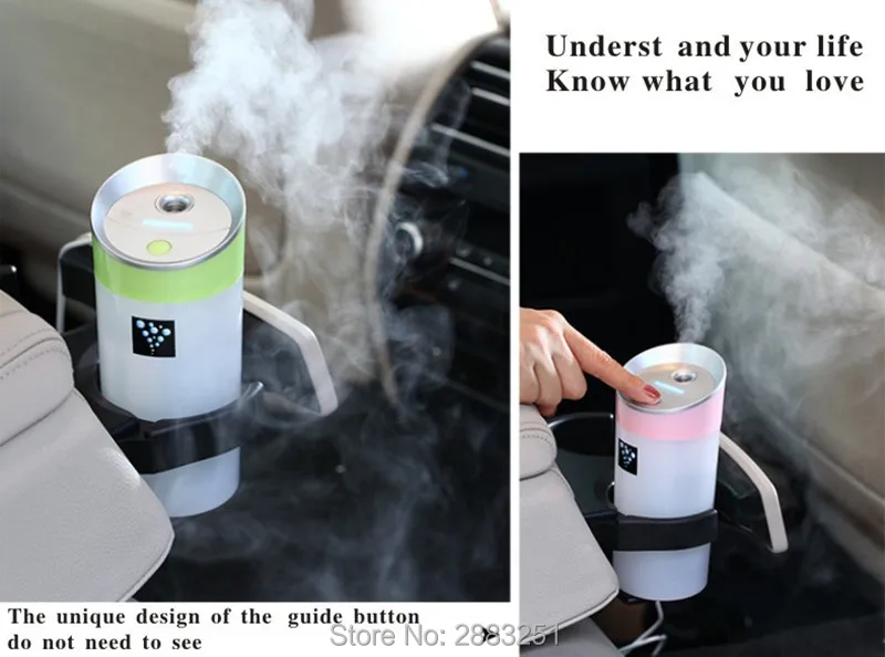 

HO Styling Mini Portable USB Car Anionic Humidifier Air Purifier for SEAT cover leon ibiza altea alhambra Home Accessories