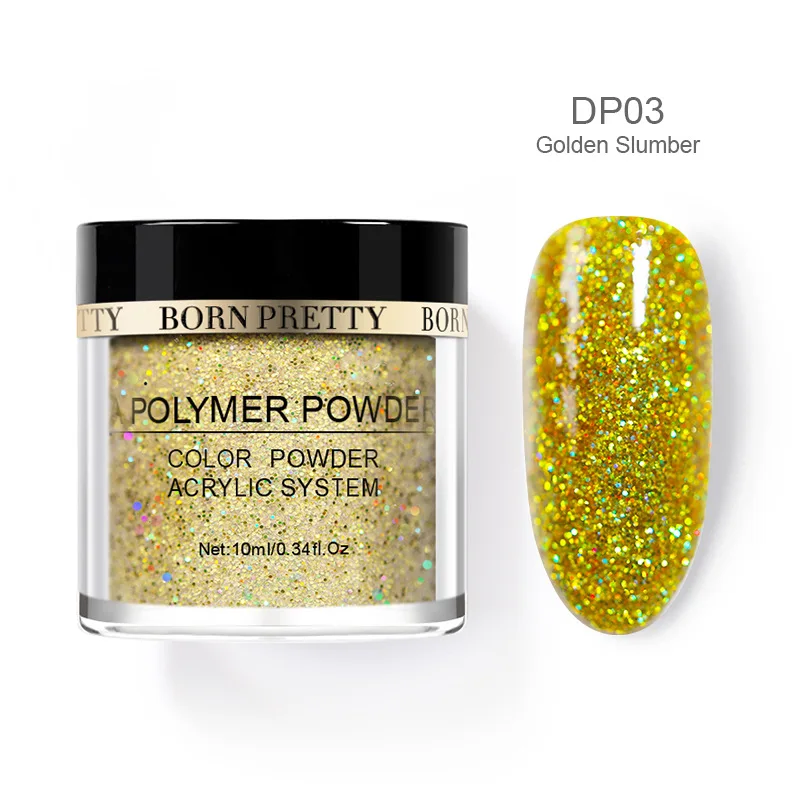 BP-DP03 BORN PRETTY погружение ногтей флуоресцентный порошок Неоновый дизайн для ногтей натуральный сухой хром пигмент светящийся в УФ-светильник для ногтей сверкающий - Цвет: BP-DP03
