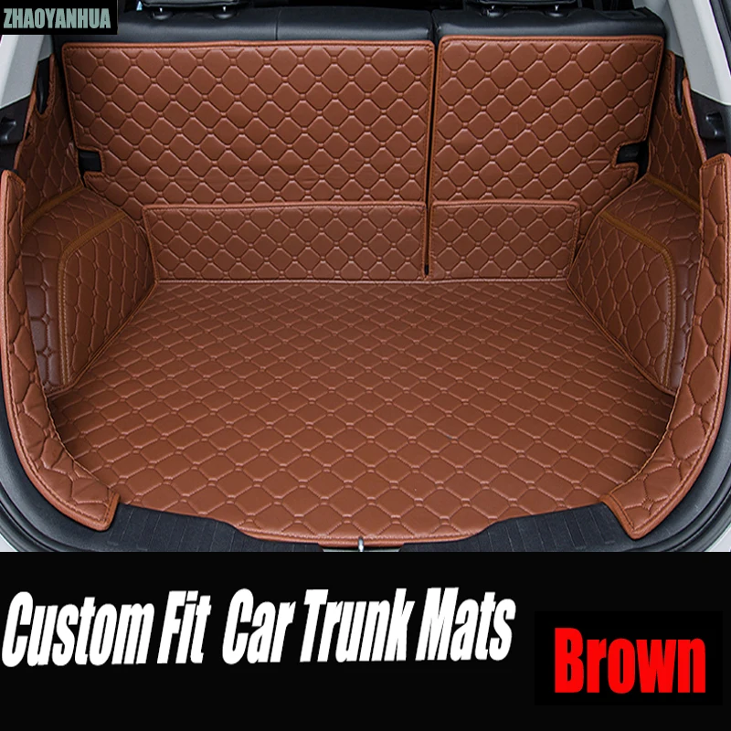 

ZHAOYANHUA Car trunk mats for Infiniti EX25 FX35/45/50 G35/37 JX35 Q70L QX80/56 5D all weather car-styling carpet floor liner