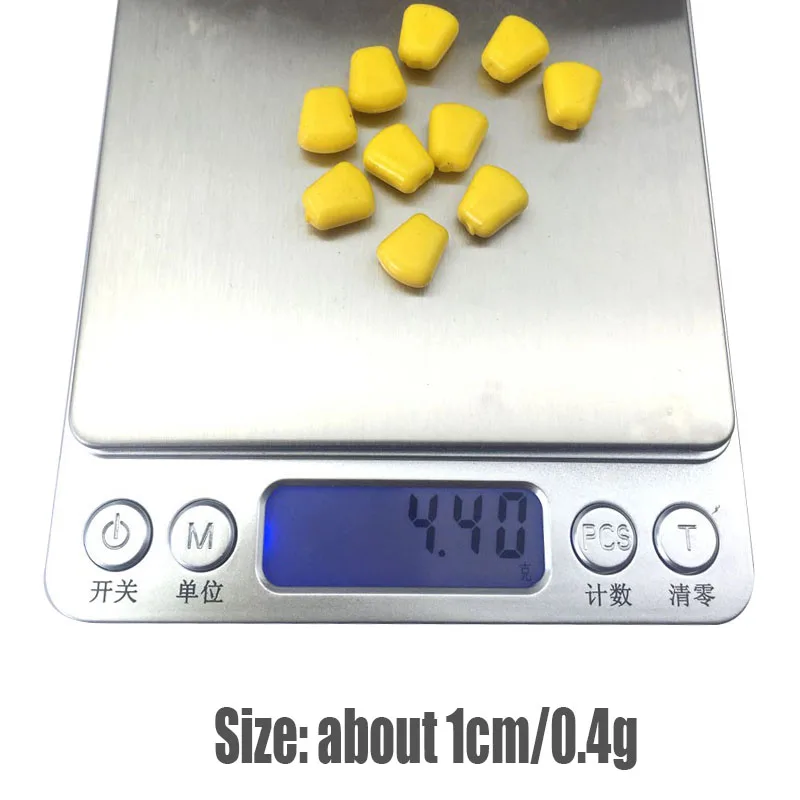 Фото 50 or 100pcs Colored Pop Up Corn Soft Bait Carp Fishing Boilies Flavoured Grass Baits Floating Water Pellet Creamy Silicone Lure №5