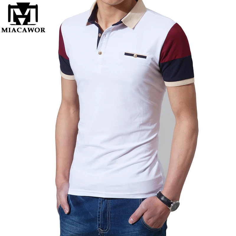 Мужская хлопковая рубашка поло размера плюс 5XL летняя с коротким рукавом MT457|shirt