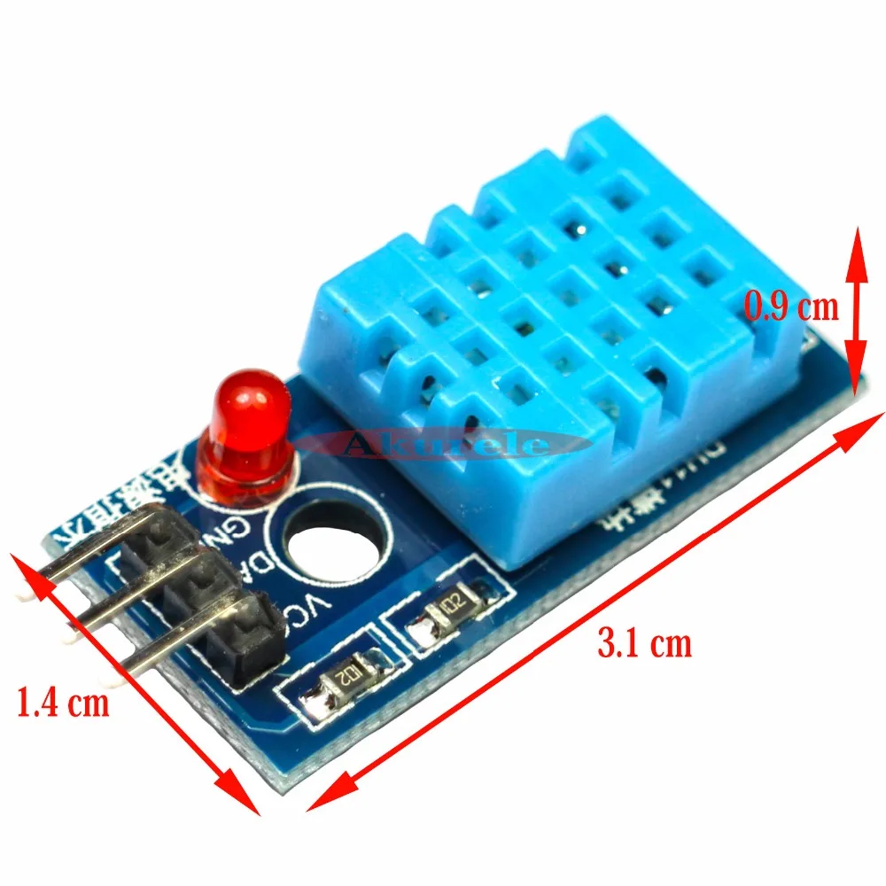 Цифровой датчик температуры и влажности DHT11 для arduino Raspberry Pi 2 3 50 шт. набор сделай