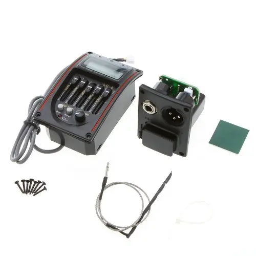 Акустический 5-полосный эквалайзер Эквалайзер гитарный усилитель пьезо пикап