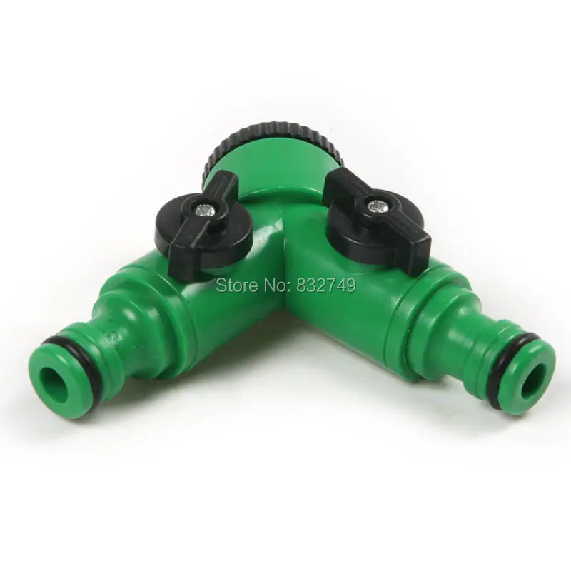 1 шт. садовый шланг ирригационный фитинг разветвитель двухсторонний адаптер кран