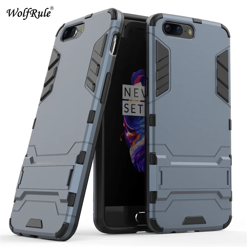 WolfRule противоударный чехол Oneplus 5 силиконовый + пластиковый для телефона Oneplus5 A5000