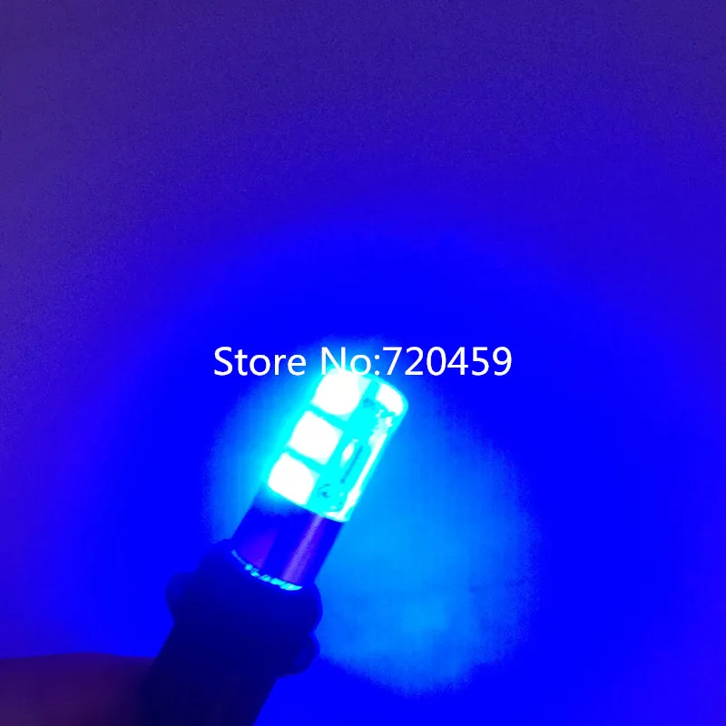 2 шт. SMD5050 RGB автомобильная лампа для чтения T10 с пультом дистанционного управления