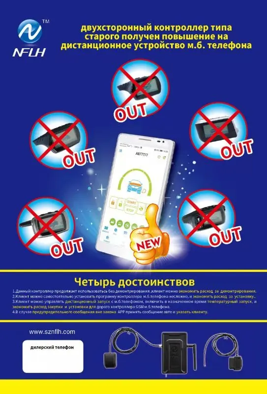 Двухсторонняя Автомобильная сигнализация TW9010 GPS GSM управление с помощью