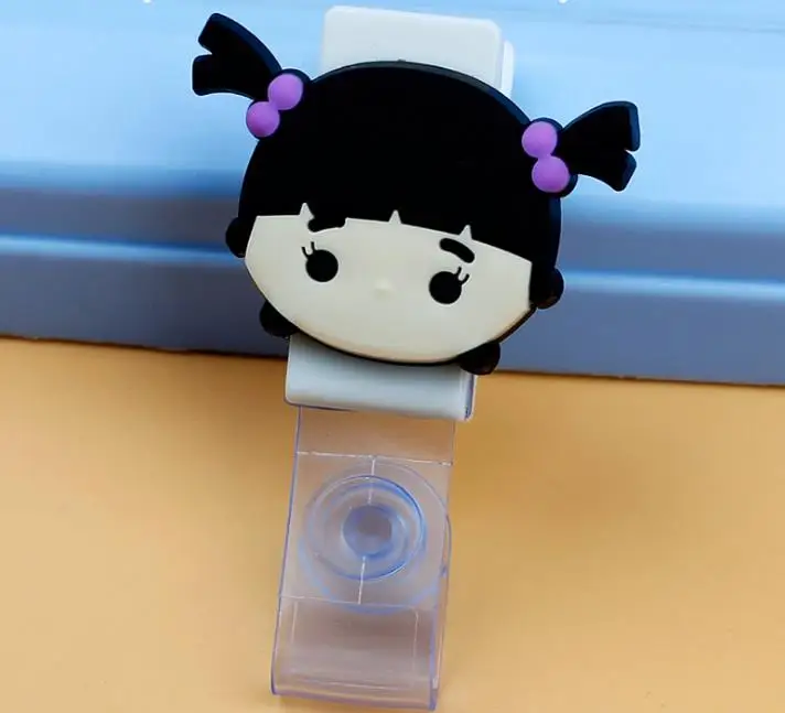 1 шт. Kawaii Мультфильм Базз медведь значок с животным держателем ID талреп Имя тег карты держатель значка доктор канцелярские принадлежности