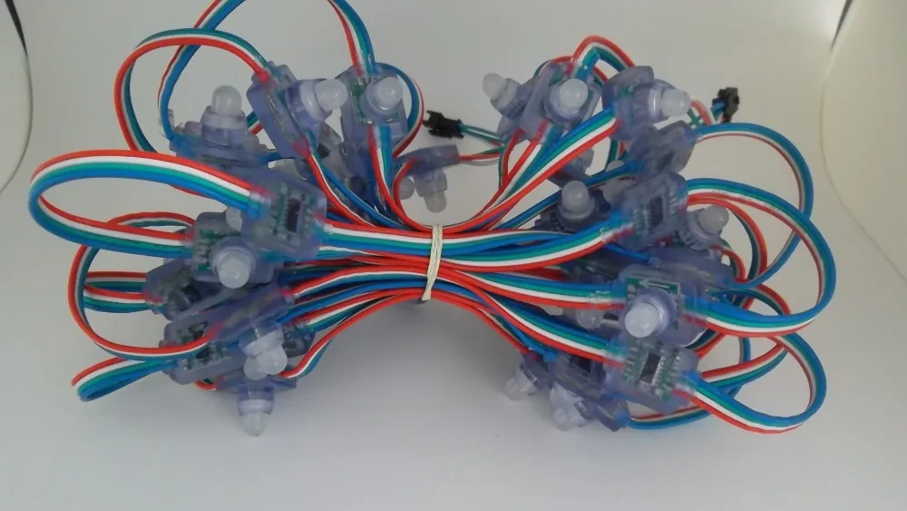 Плоской задней площадь Форма WS2801 Светодиодный модуль rgb пиксель света адресно-rgb