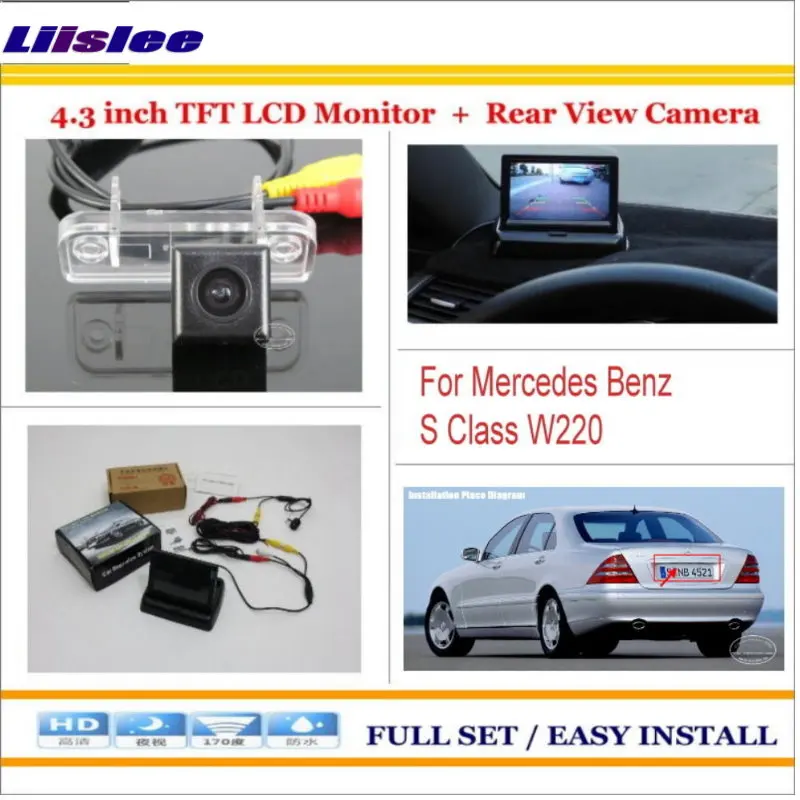 

Auto Camera For Mercedes Benz S Class W220 Car 4.3" Color LCD Monitor Screen Rearview Parking System