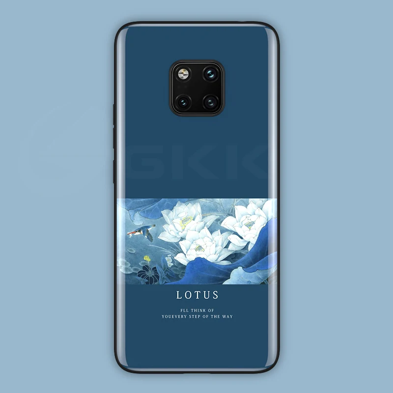 Чехол с GKK узором для huawei mate 20 30 pro, чехол из закаленного стекла с мягкими краями, TPU, силиконовый чехол для huawei mate 20 P30 pro, чехол