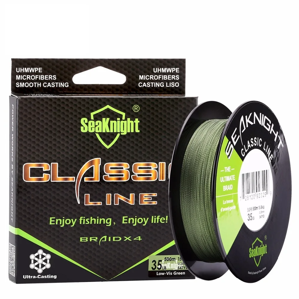 

Good quality 500M 546YDS Braided Fishing Line 4 Strands 4 Weaves Strong Multifilament PE Line 6LB - 80LB Carp Fishing Line