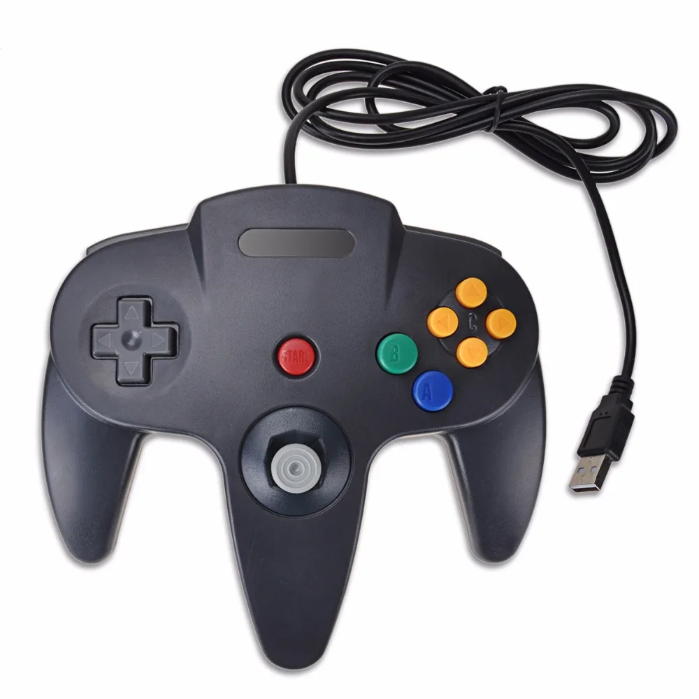 Iseebiz проводной геймпад Для nintendo N64 контроллер для Mac USB джойстик геймпады Windows PC|pc