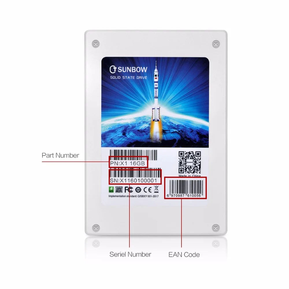 SSD 2,5 дюймов SATA3 16 ГБ 32 ГБ жесткий диск HD HDD внутренний тип для ноутбука Настольный TC-SUNBOW