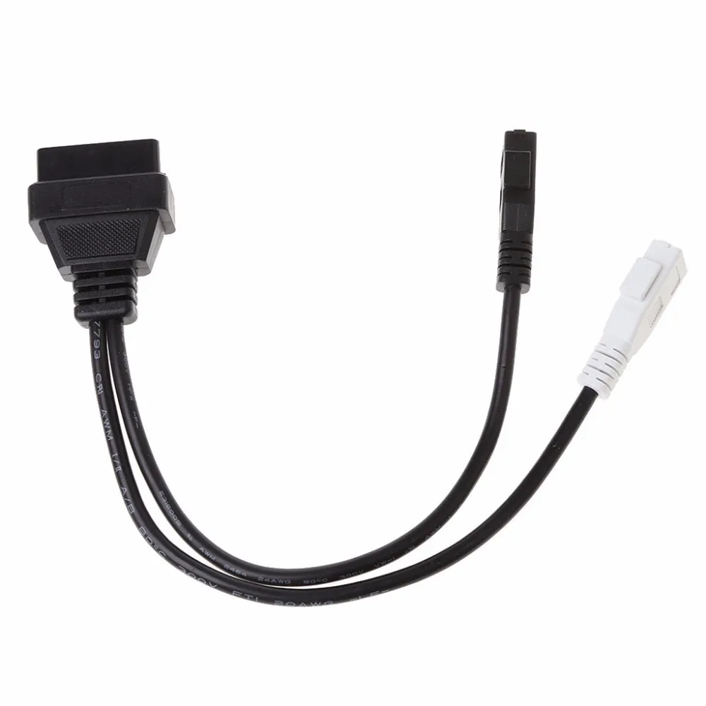 Новый 2X2 pin на 16 Pin Женский OBD2 Диагностический соединительный кабель с адаптером