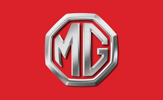 

MG car logo brand flag
