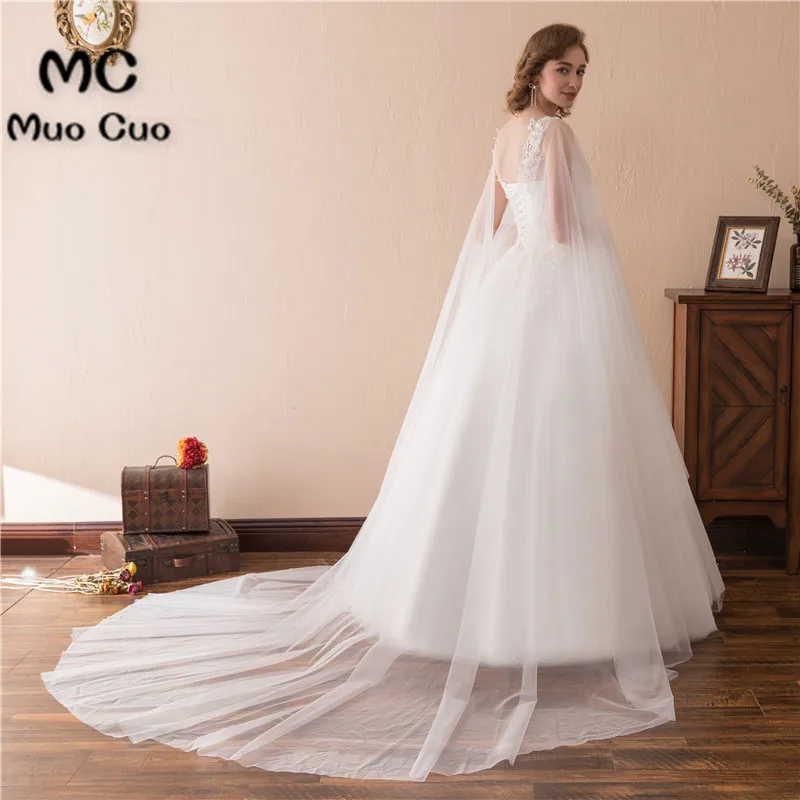 2018 отвесное кружевное свадебное платье с запахом Robe De Mariage ТРАПЕЦИЕВИДНОЕ ПЛАТЬЕ