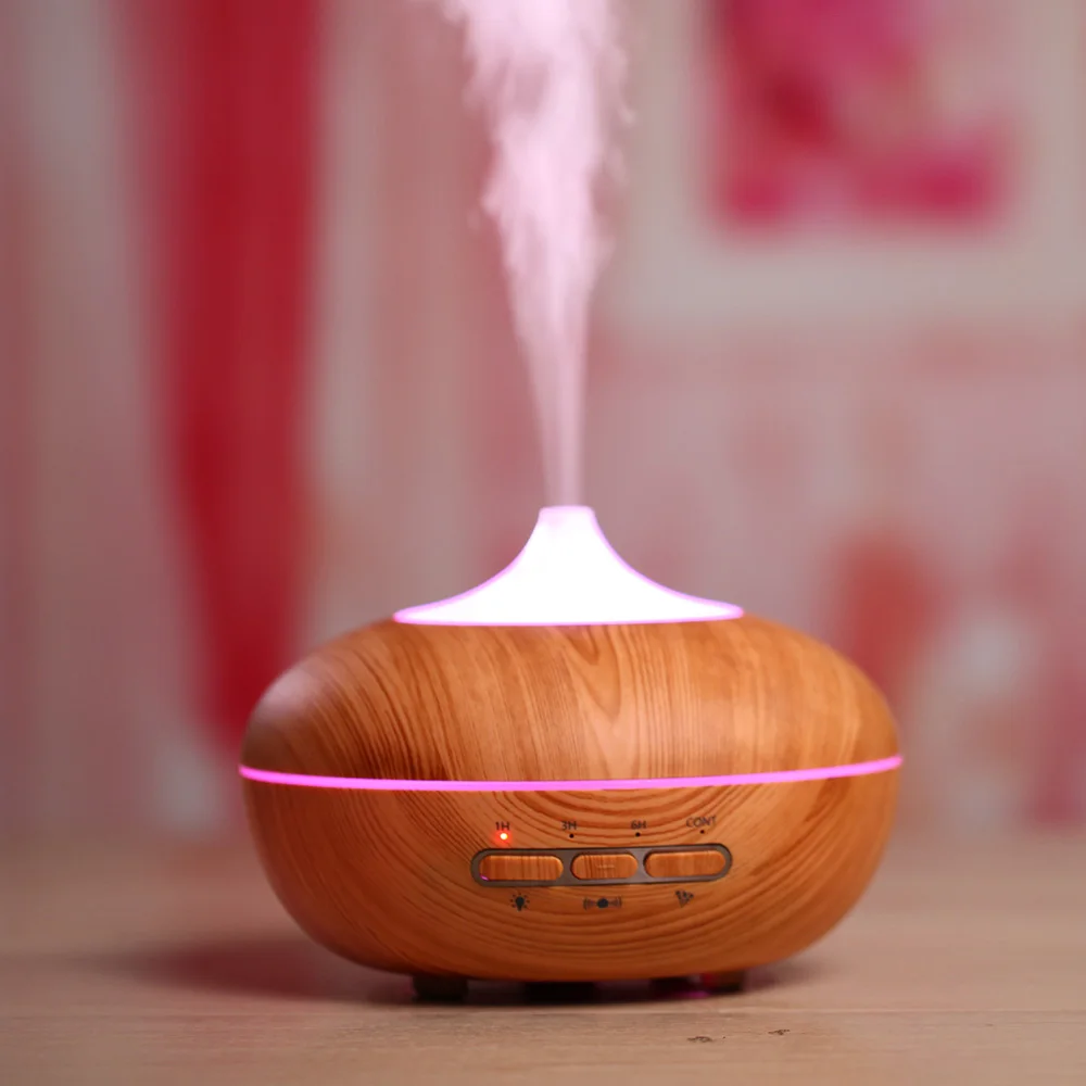KEBEIER 300ml Air Humidifier Essential Oil Diffuser Ultrasonic Cool Mist LED Night Light for Office Home Bedroom Room |