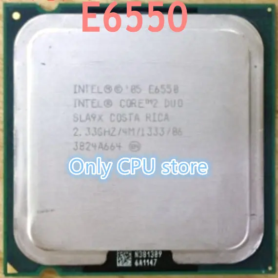 Процессор E6550 для настольных ПК процессор Intel Core 2 Duo 33 ГГц 4 Мб/1333 МГц LGA 775