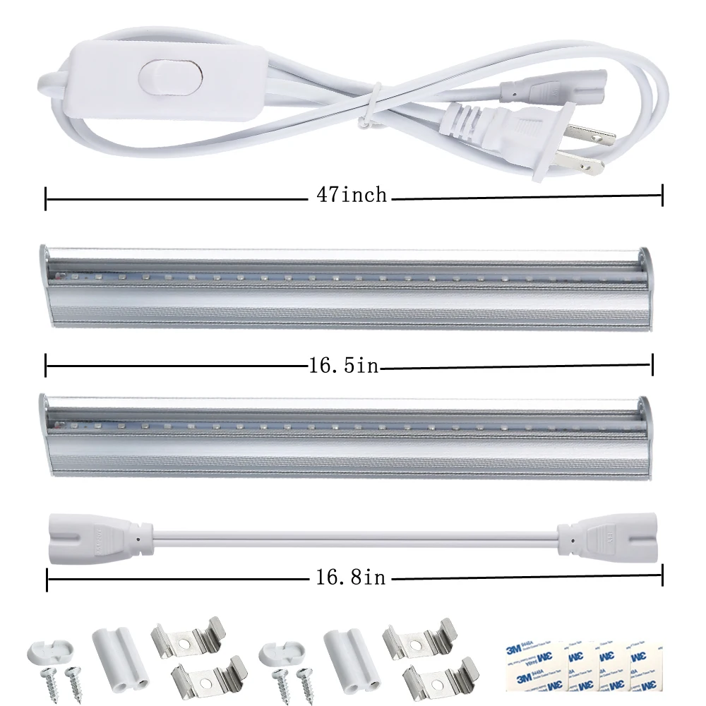Лампа светодиодсветодиодный T5 для гидропонных систем 2 шт. 85 265 в|led grow|grow barled grow bar |