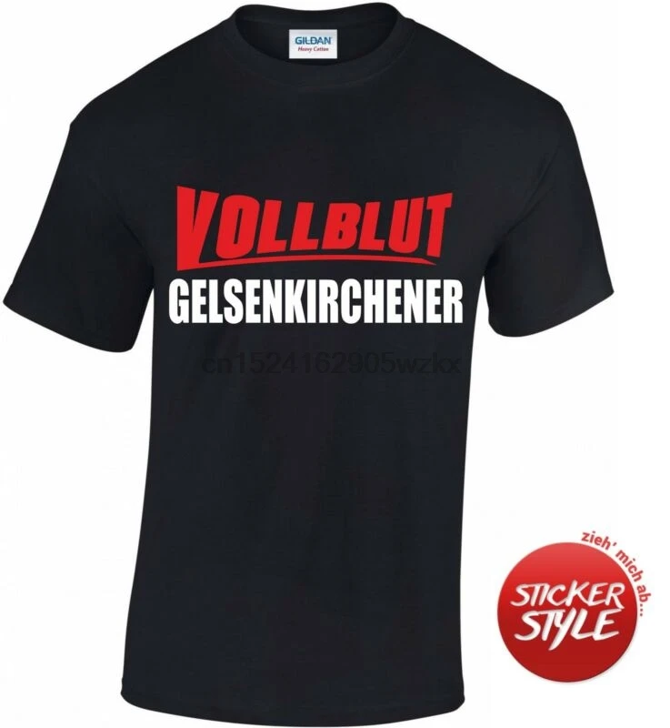 Футболка Vollblut Gelsenkirchener S-3XL Fussball z. B Schalke Stadt Ruhrpott | Мужская одежда