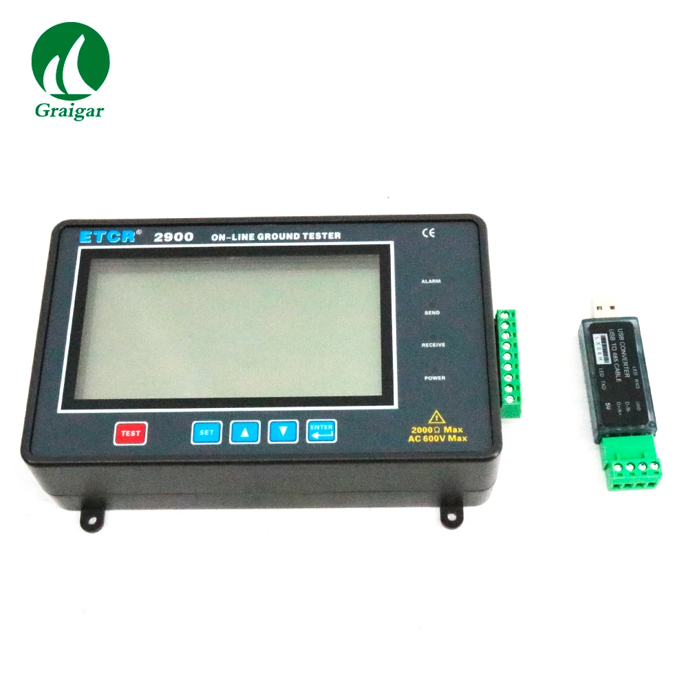 

New ETCR2900 Online Earth Resistance Tester On-Line Monitoring Ground Resistance Meter