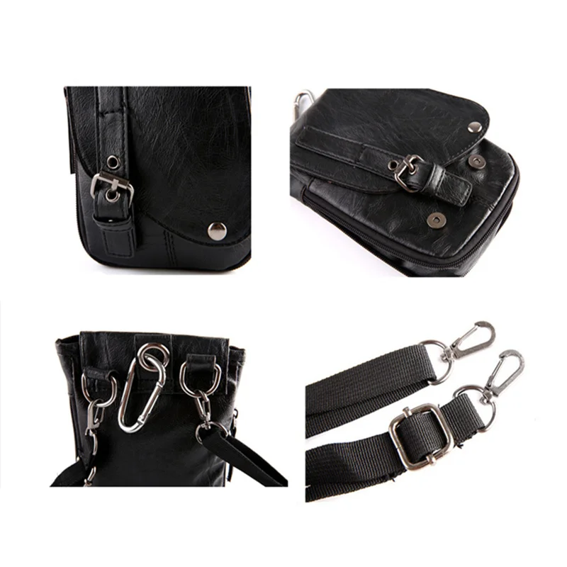 Мужская поясная сумка для мотоцикла пара панк sac banane pochete bolso cintura Молле bum|bag bum|bolso
