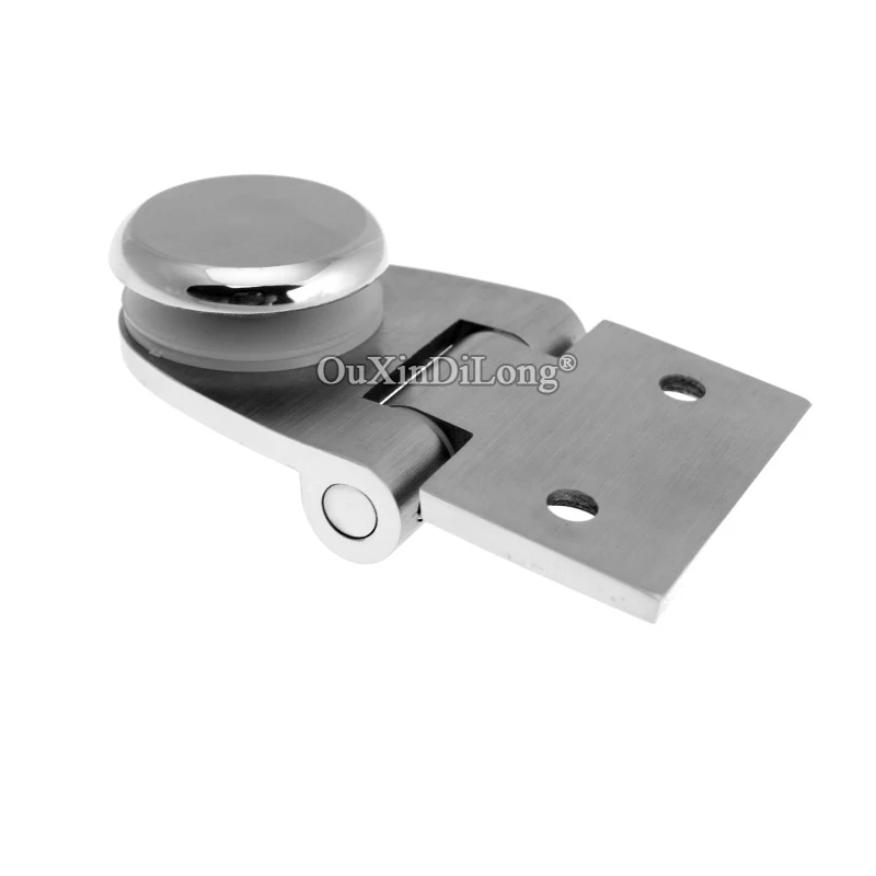 High Quality 2PCS 304 Stainless Steel Solid Glass Clamps Hinges Cupboard Wine Cabinet 90 Degree Fixed Clips | Обустройство дома
