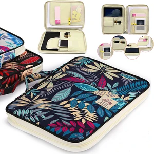 Многофункциональная папка для документов А4, водонепроницаемая сумка с цветными листьями для компьютера, ноутбука, школьные и офисные принадлежности